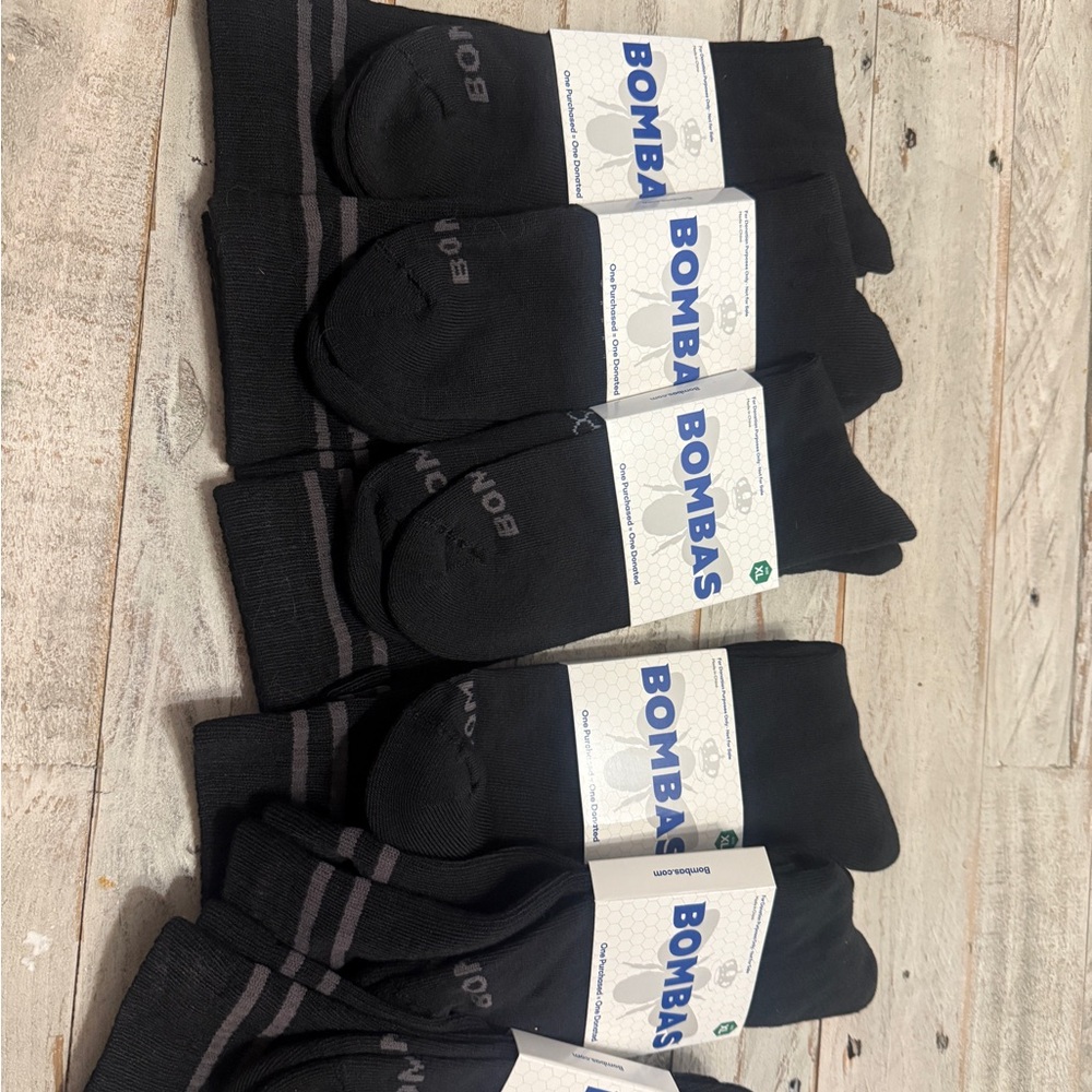 Bombas Men's Classic Black Socks